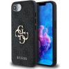 Guess PU 4G Metal Logo Zadní Kryt pro iPhone SE4 Grey