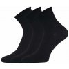 FLOUI slabé ponožky s ohrnovacím zdravotným lemom Lonka čierna 39-42 1 kus 3 páry