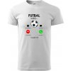 Futbal volá - Tričko extra veľké (5-8XL) - 5XL ( Biela )