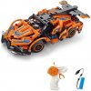 Wiky RC Stavebnica Auto oranžové RC na diaľkové ovládanie 18,5 cm WKW050867