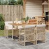 Súprava záhradného nábytku z umelého ratanu 4Makers béžová, 5-dielna