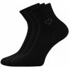 FILIONA klasické jednofarebné ponožky Lonka (FILIONA jednofarebné ponožky Lonka 3 páry 35-38 Čierna)