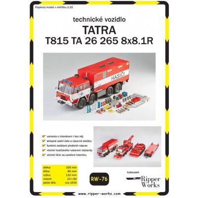 Tatra 815 TA technické vozidlo SŽDC