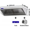 GGM Nástenný digestor s motorom , regulátorom, osvetlením - 2200x900 mm | WLS229M