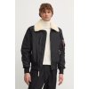 Bunda Alpha Industries pánsky, čierna farba, zimná