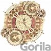 Robotime Rokr 3D dřevěné puzzle Nástěnné hodiny Zodiac 168 ks