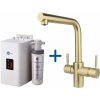 InSinkErator kuchynská batéria s prietokovým ohrievačom vody stojánková zlatá/staré zlato 44837ASCZ