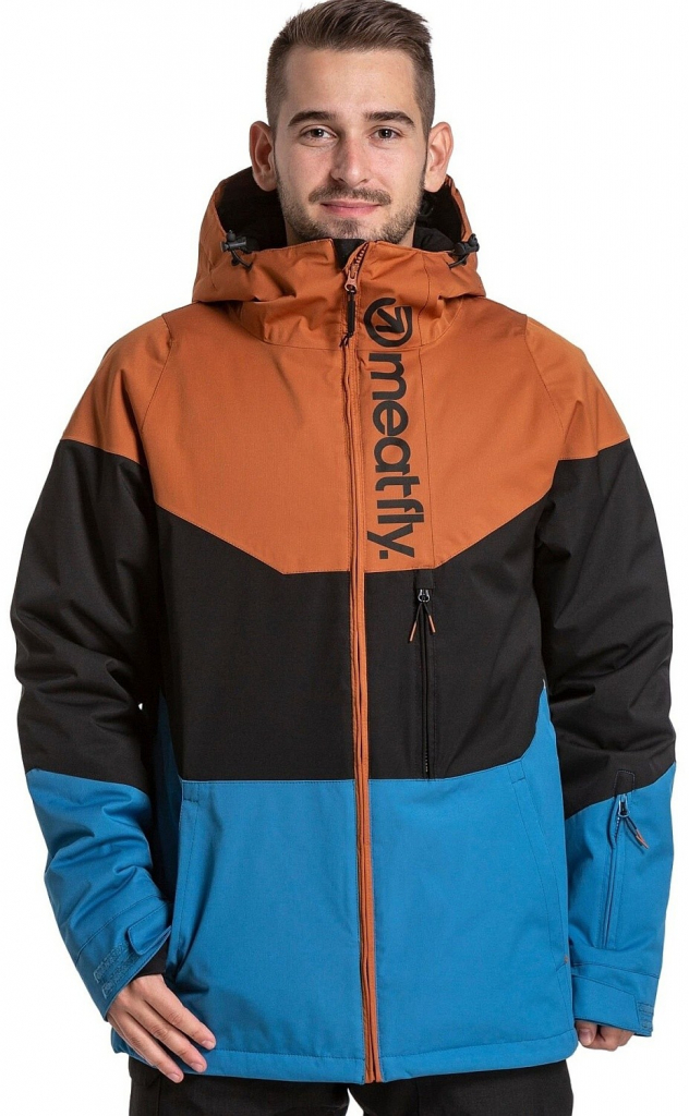 Meatfly Hoax Premium Snb & Ski jacket Brown/Black/Blue