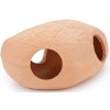 Happet Keramický kameň hnedý s dierami do akvária a terária 12cm