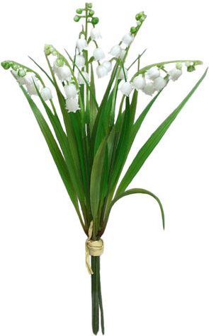 Umelá kvetina zväzok konvaliniek, 30 cm