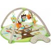SKIP HOP Deka na hranie 5 hračiek, vankúšik Treetop Friends green-brown 0m+ 307500