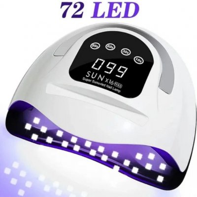 INGINAILS LED lampa na gélové nechty biela -320W 72LED