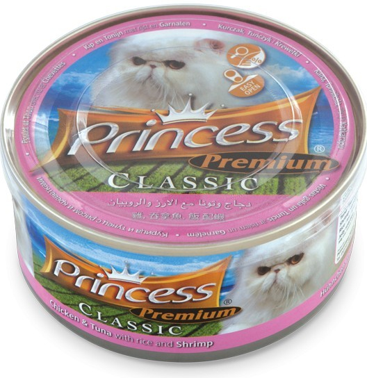 PRINCESS PREMIUM kura tuniak krevety ryža 170 g