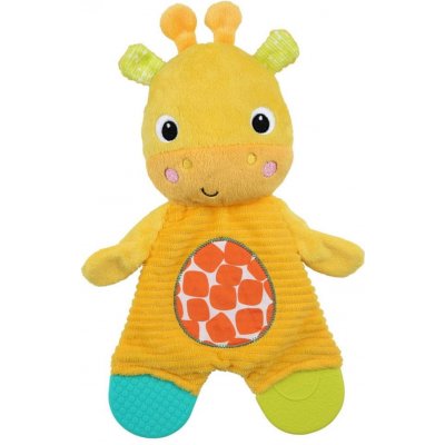 Bright Starts Hračka - hryzátko Snuggle&Teeth žirafa