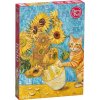 Puzzle Cherry Pazzi Mačka a umenie 1000 dielikov