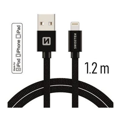 Swissten 71524201 dátový USB - Lightning MFi, 1,2m, černý