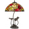 Lampa do obývačky Tiffany BLOOM FOLIOLES 501 sklíčok Ø40