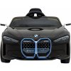 Ramiz BMW i4 batériové auto pre deti čierne + pomalý štart + EVA + ekokoža + LED audio + diaľkové ovládanie