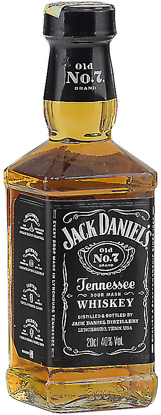 Jack Daniel\'s 40% 0,2 l (čistá fľaša)