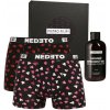 Pánska darčeková sada 2PACK boxerky Nedeto a sprchový gél Pietro Filipi (3NBVLP1) 120 dní na výmenu alebo vrátenie tovaru!