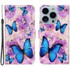 Puzdro pre iPhone 13 Pre Motýľ fialové