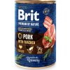 Brit konzerva Premium by Nature Pork & Trachea 800 g
