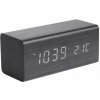 Dizajnový LED budík - hodiny 5652BK Karlsson 16cm (8714302612381)