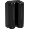 MARPLAST SHOWER MEDIUM dvojitý dávkovač tekutého mydla 2x250ml, čierna A94803