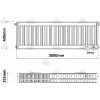 KORADO 33VK 400 x 3000 SPODNE PRIPOJENIE