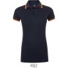 SOL´S PASADENA / Dámska polokošeľa - french navy/neon orange S