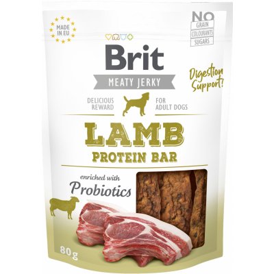 Brit Jerky Snack - Lamb Protein Bar 80g