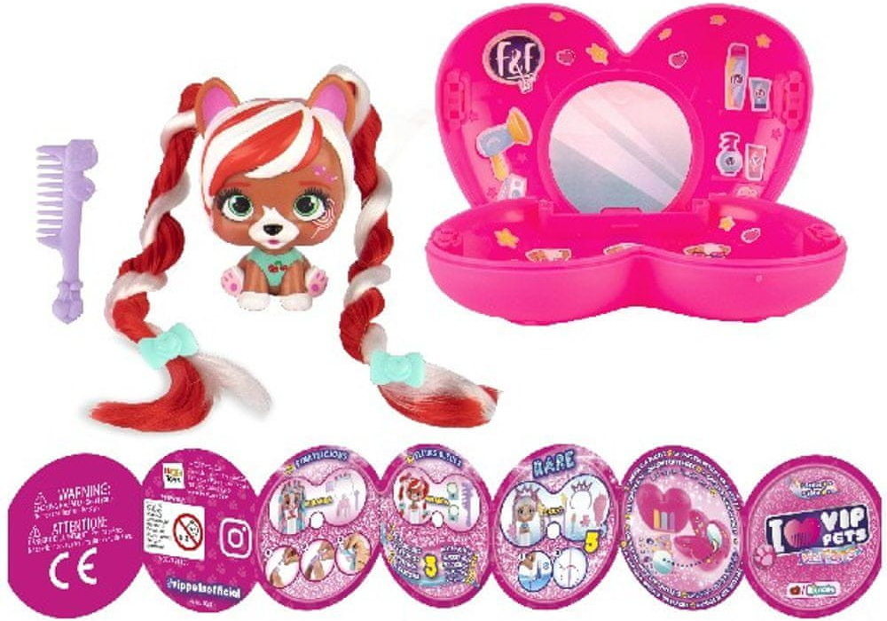 TM Toys VIP Pets Mini psík extra dlhé vlasy