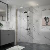Erga Paris, sprchová zástena Walk-In 60x200 cm, 8mm číre sklo, zlatý lesklý profil, ERG-V02-PARIS-060x200-CL-GD