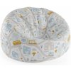 Sablio Sedací vak Cocoon Cestičky s dopravou - 75 x 45 x 35 cm