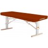 Prenosný elektrický masážny stôl Clap Tzu Linea Ayurveda Farba: PU - mandarinková (mandarine), Doplnky: sieťové napájanie + nožný spínač 192*80 cm | 30 kg | 13 farieb