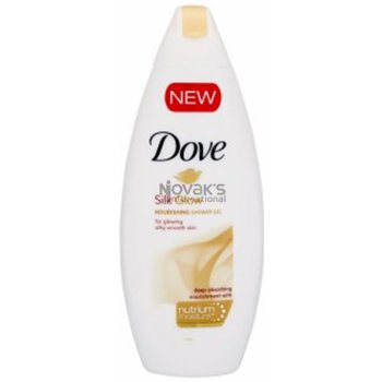 Dove Silk Glow s hedvábnými proteiny sprchový gél 250 ml