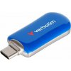 Verbatim USB flash disk, USB C, 128GB, Plectra, modrý, 30233, USB C