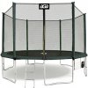 Aga SPORT PRO Trampolína 430 cm Dark Green + ochranná sieť + schodíky + vrecko n
