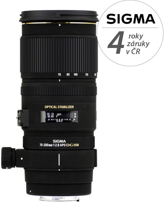 SIGMA 70-200mm f/2.8 EX DG APO OS HSM Canon od 640,93 € - Heureka.sk