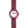 Hodinky HIP HOP mod. SPARKLING MANIA - BORDEAUX GLITTER HWU1022