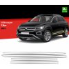 Nerez ochranné bočné lišty dverí VW T-roc 2021+ 4 ks