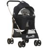 BRAVSON GROUP s.r.o. Kočík pre psov 2v1 PAWHUT D00-166V00BK, čierny