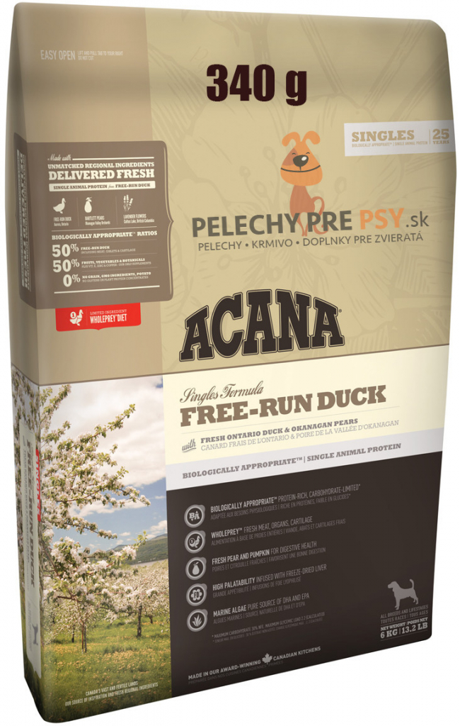 Acana Dog Free-run Duck Singles 0,34 kg