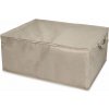 Úložný box na perinu a textil Compactor SANDY 50 x 70 x 30 cm, béžový (RAN11279)