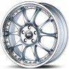 RH RIMS Rh Rims Rmk Dynamik 8.5x19 5x112 ET62 Silver With Stainless Lip 158