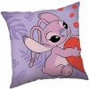 Jerry Fabrics Mikroplyšový vankúš Lilo and Stitch Polyester 40x40