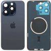 Apple iPhone 15 Pro - Sklo Zadného Krytu / Housingu + Sklíčka Kamery + MagSafe Magnetický Krúžok (Modrý titán / Blue Titanium) - Original Apple