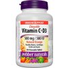 Webber naturals C+D3 500 mg/500 IU 200 tbl natural orange (12003)