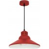 Luminex Luster na lanku WORKS 1xE27/15W/230V červená LU7488A + záruka 3 roky zadarmo