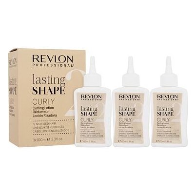 Revlon Professional Lasting Shape Curly Curling Lotion Sensitised Hair 2 trvalá ondulace pro citlivé vlasy 3x100 ml pro ženy